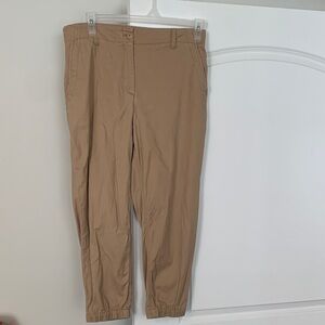 Talbots Tan Jogger Pants smoke free worn once